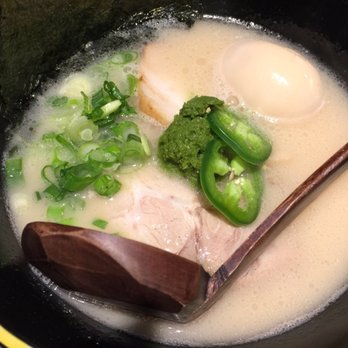 KINTON RAMEN YONGE & EGLINTON - Original with added jalapeño paste - Ramen Near Me - Toronto, Ontario KINTON RAMEN YONGE & EGLINTON - Original with added jalapeño paste - Ramen Near Me - Toronto, Ontario