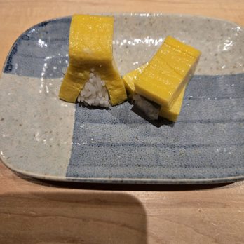 Nozawa Bar - Tamago (Egg Omelette with Rice) - Sushi Bars Near Me - Beverly Hills, California Nozawa Bar - Tamago (Egg Omelette with Rice) - Sushi Bars Near Me - Beverly Hills, California
