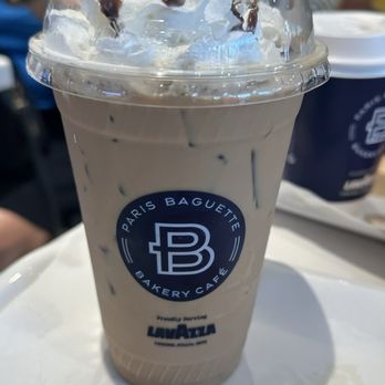 Paris Baguette - Iced Hazelnut Latte - Bakeries Near Me - Woodlands, Texas Paris Baguette - Iced Hazelnut Latte - Bakeries Near Me - Woodlands, Texas