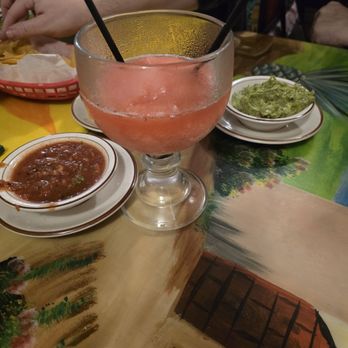 El Agave - This strawberry margarita is not going to last long! - Mexican Near Me - Marshall, Virginia