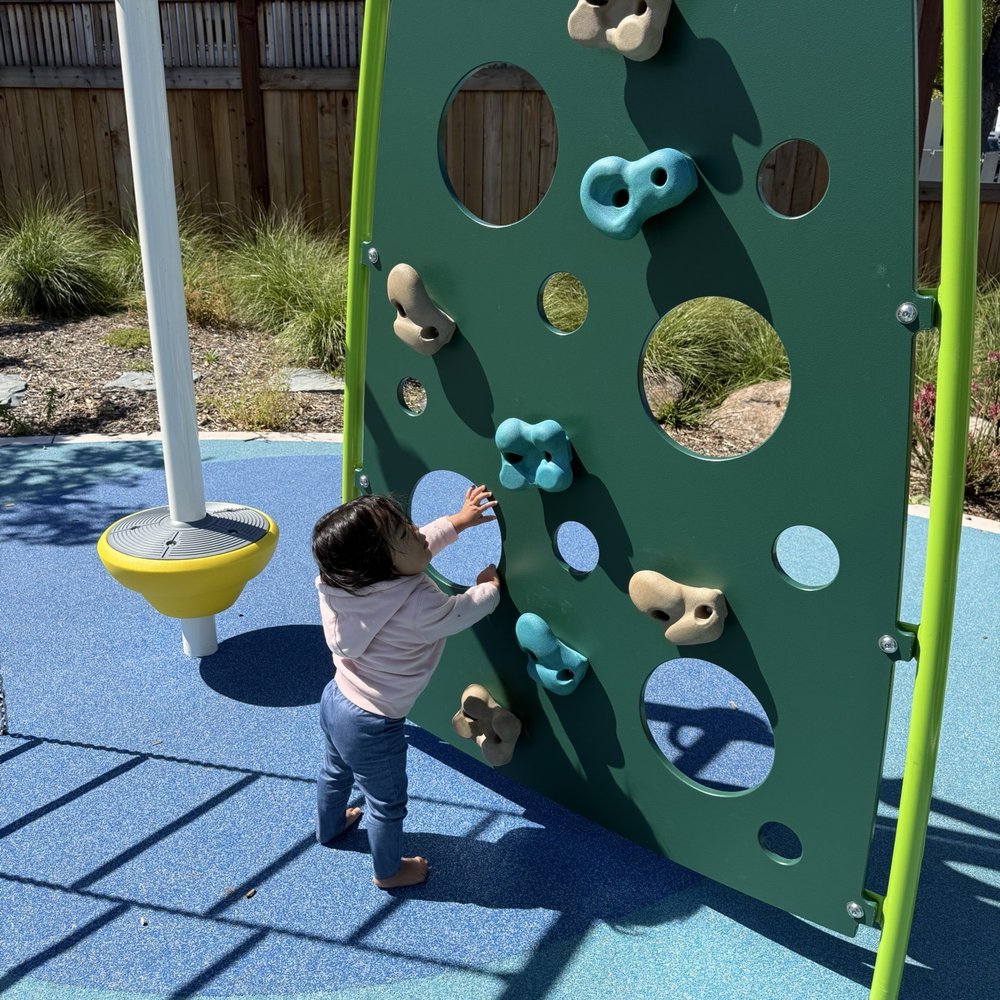 Florida Avenue Park - Toddler-friendly climbing wall with rubber safety flooring - Parks Near Me - San Bruno, California Florida Avenue Park - Toddler-friendly climbing wall with rubber safety flooring - Parks Near Me - San Bruno, California
