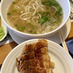 Khao Piak with Pork Belly