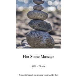 Moondance Massage and Facial Studio - The weather is getting cooler, warm up those muscles with a hot stone massage.