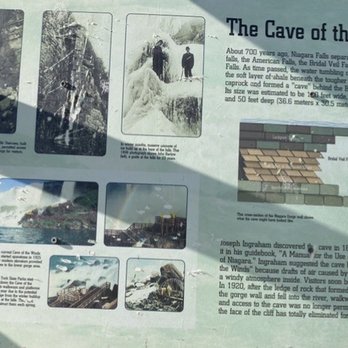 Cave of the Winds - Educational plaque on the Caves - Landmarks & Historical Buildings Near Me - Niagara Falls, New York