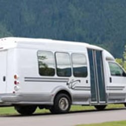 VIP Whistler Transportation - Executive Van: Capacity 18 Passengers. Offering its guests a luxurious and comfortable ride with individual reclining leather captain chairs