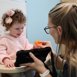 High Hopes - Young girl in a speech therapy session.