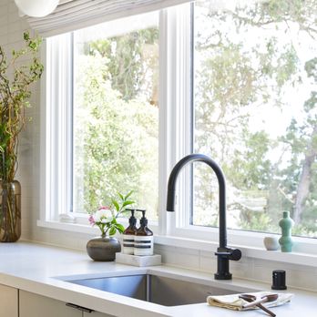 CL Studio Architecture - Sage Galley Kitchen - Interior Design Near Me