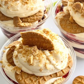 The Puddery - three desserts in plastic cups - Desserts Near Me - Pearland, Texas The Puddery - three desserts in plastic cups - Desserts Near Me - Pearland, Texas