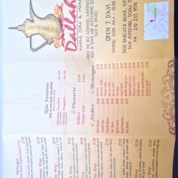 Dallah Mediterranean Cuisine - Menu - Mediterranean Near Me - San Antonio, Texas Dallah Mediterranean Cuisine - Menu - Mediterranean Near Me - San Antonio, Texas
