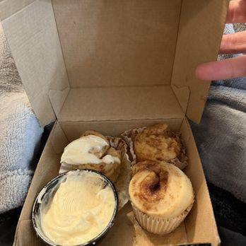 Cinnaholic - Baby Buns with almond frosting - Bakeries Near Me - Visalia, California