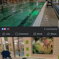 Medina Community Recreation Center - Deeper swimming pool in same area with kiddies stuff.