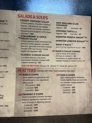 Menu photo 1 Black Rock Bar & Grill Ann Arbor, MI Menu photo 1 Black Rock Bar & Grill Ann Arbor, MI