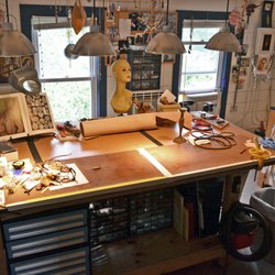 The Mysterious Mask Shop - Mask making studio.