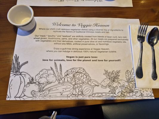 Menu photo 1 Veggie Heaven Teaneck, NJ Menu photo 1 Veggie Heaven Teaneck, NJ