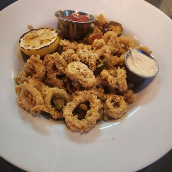 54th Street Restaurant & Drafthouse - Fried calamari & fried jalapeños with cocktail and garlic aioli sauce - Bars Near Me - Mansfield, Texas 54th Street Restaurant & Drafthouse - Fried calamari & fried jalapeños with cocktail and garlic aioli sauce - Bars Near Me - Mansfield, Texas
