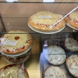 Keystone Bakery - Pizza in their display