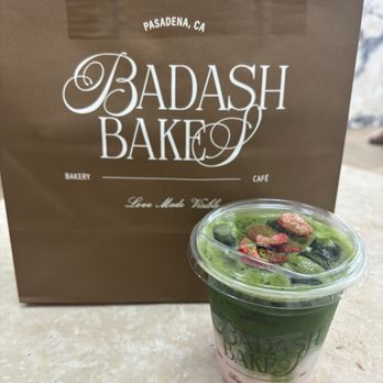 Badash Bakes - Strawberry matcha latte - Bakeries Near Me - Pasadena, California
