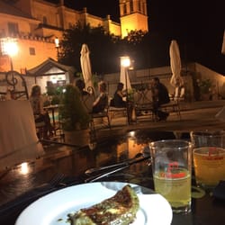 Hospedería del Monasterio - Queso a la brasa con orégano y reducción de Pedro Jimenez