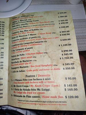 Menu photo 2 Margaritas On The Hills Punta de Mita, NAY Menu photo 2 Margaritas On The Hills Punta de Mita, NAY