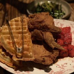 Chicken and Waffles Plate
