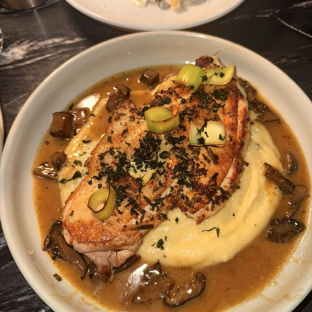 First & Last - Brick Chicken Marsala (So Yum, this place was perfect) - Italian Near Me - Phoenix, Arizona