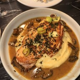 Brick Chicken Marsala