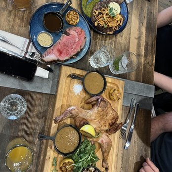 Park Distillery - Whole chicken, Prime Rib, steak, fries and broccoli - Canadian (New) Near Me - Banff, Alberta Park Distillery - Whole chicken, Prime Rib, steak, fries and broccoli - Canadian (New) Near Me - Banff, Alberta