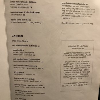love.fish - Menu - Seafood Near Me - Barangaroo, NSW love.fish - Menu - Seafood Near Me - Barangaroo, NSW