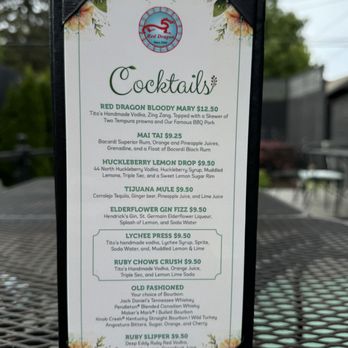 Red Dragon - Summer Cocktail Menu - Chinese Near Me - Spokane, Washington Red Dragon - Summer Cocktail Menu - Chinese Near Me - Spokane, Washington