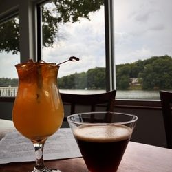 The Lakeside - Fruity special drink for my friend and espresso martini for me