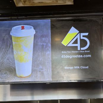 45 Degree Tea - Bubble Tea Near Me - Naperville, Illinois