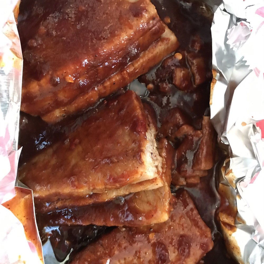 Jones Barbeque - 1 lb "Brisket" covered in sauce - Barbeque Near Me - Seattle, Washington Jones Barbeque - 1 lb "Brisket" covered in sauce - Barbeque Near Me - Seattle, Washington