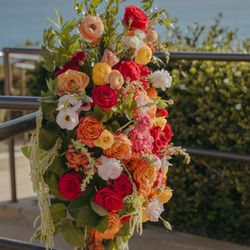 Flowers By The Sea