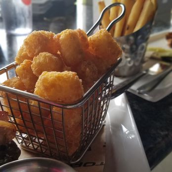 Topgolf - Tater tots & fries. Have some cool plating servers - Golf Near Me - Roseville, California Topgolf - Tater tots & fries. Have some cool plating servers - Golf Near Me - Roseville, California