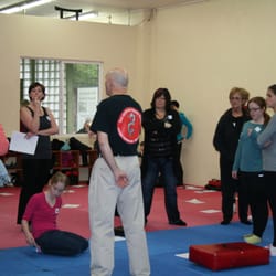 Dan Anderson Karate School - Free Women's Self Defense Class done as a community service.