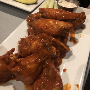 Woodstock Brewing - Classic hot wings ($11). - very spicy but very good - Breweries Near Me - Phoenicia, New York