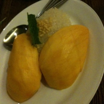 SriPraPhai Thai Restaurant - Mango w/ sweet sticky rice - Thai Near Me - Woodside, New York SriPraPhai Thai Restaurant - Mango w/ sweet sticky rice - Thai Near Me - Woodside, New York