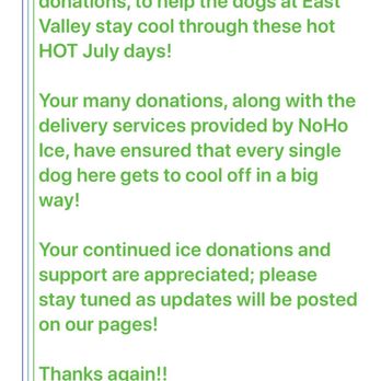 North Hollywood Ice - Thank you letter from East Valley - Ice Delivery Near Me - North Hollywood, California North Hollywood Ice - Thank you letter from East Valley - Ice Delivery Near Me - North Hollywood, California
