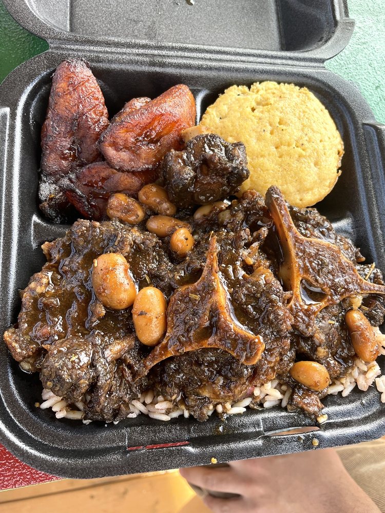 Food from Mercy's Jamaican Kitchen