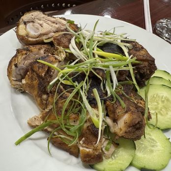 Uncle Chin's Kitchen - Roasted Heinanese Chicken-- tender and juicy-- yuuuummm! - Malaysian Near Me - Katy, Texas