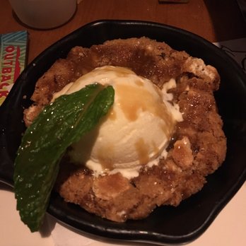 Outback Steakhouse - Salted Caramel Cookie Skillet - Steakhouses Near Me - Kendall, Florida Outback Steakhouse - Salted Caramel Cookie Skillet - Steakhouses Near Me - Kendall, Florida