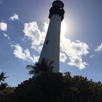 Cape Florida Lighthouse - Nice view of the LH blocking the Sun, causing an eclipse. - Landmarks & Historical Buildings Near Me - Key Biscayne, Florida