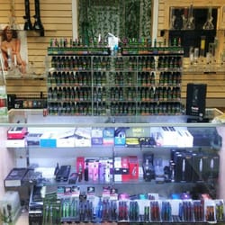 World Peace Smoke Shop - One of thr E cig sections.