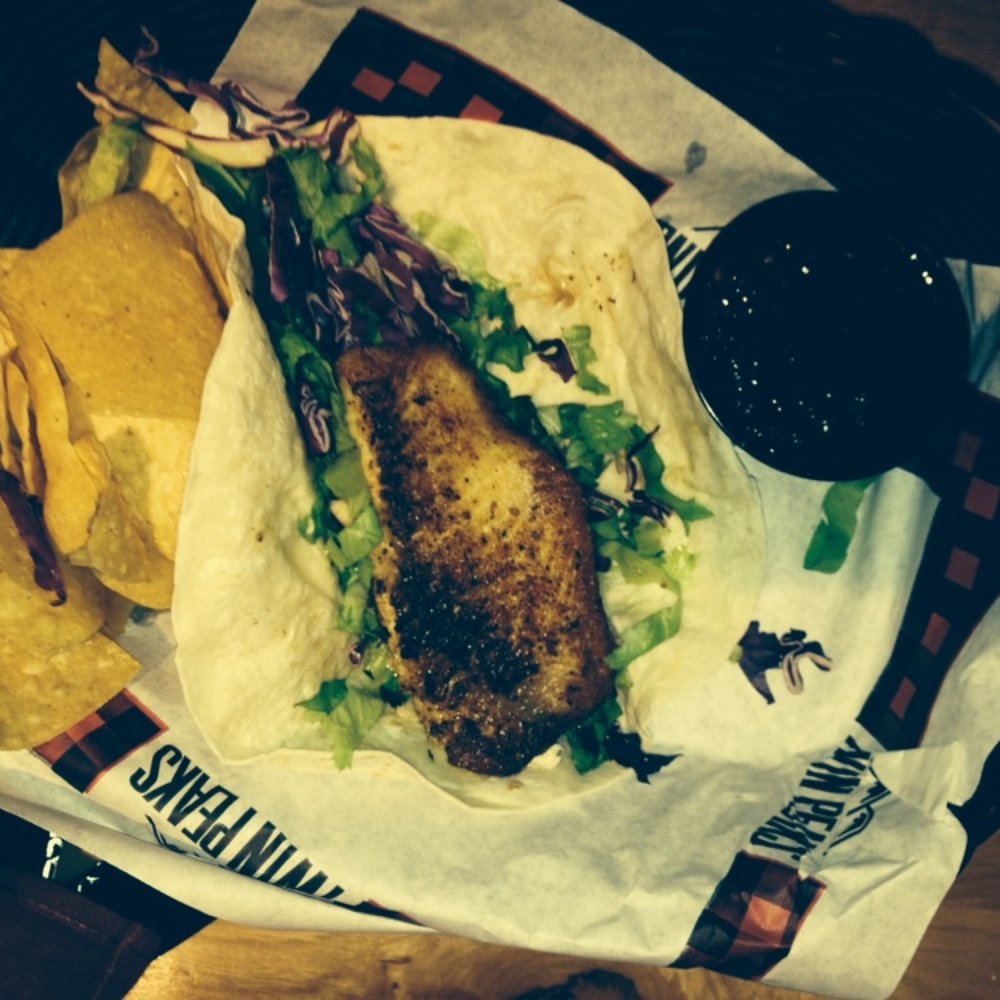 Twin Peaks - Get the blackened fish tacos minus french mayo, - Sports Bars Near Me - Broomfield, Colorado Twin Peaks - Get the blackened fish tacos minus french mayo, - Sports Bars Near Me - Broomfield, Colorado