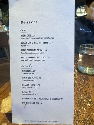 Menu photo 1 The Charter Oak Restaurant St Helena, CA Menu photo 1 The Charter Oak Restaurant St Helena, CA