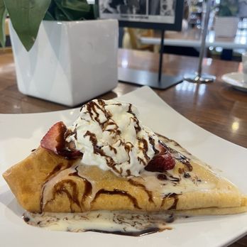 The Chocolate Bar - Ontario - Strawberry Cheesecake Crepe - Desserts Near Me - Ontario, California