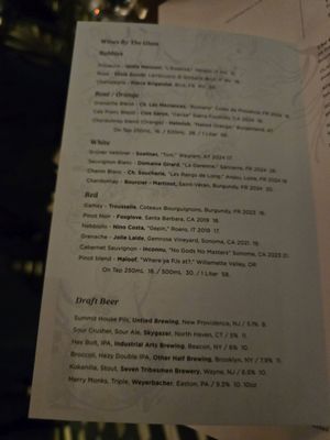 Menu photo 3 Summit House Summit, NJ