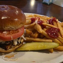 The Black Stallion Restaurant - Pork belly burger