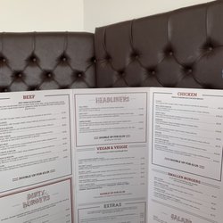 Handmade Burger Co - Menu