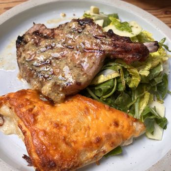 Decker Kitchen - Bone-In Kurobota Pork Chop - New American Near Me - Agoura Hills, California